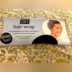 New Soft Loft 9x30 Hair Wrap Ultra Absorbent Dries Hair Quickly & Gently